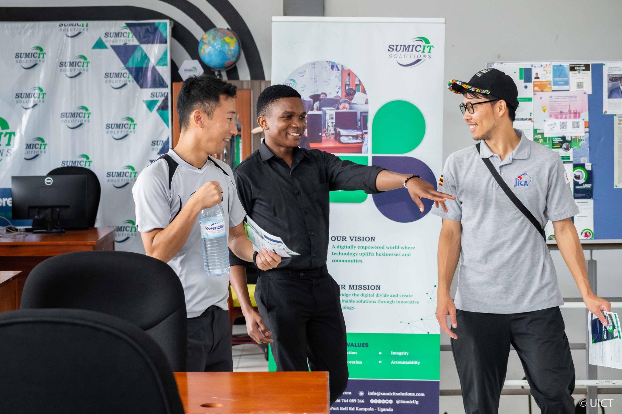 JICA Volunteer Visitors — Knowledge Exchange at Sumic HQ