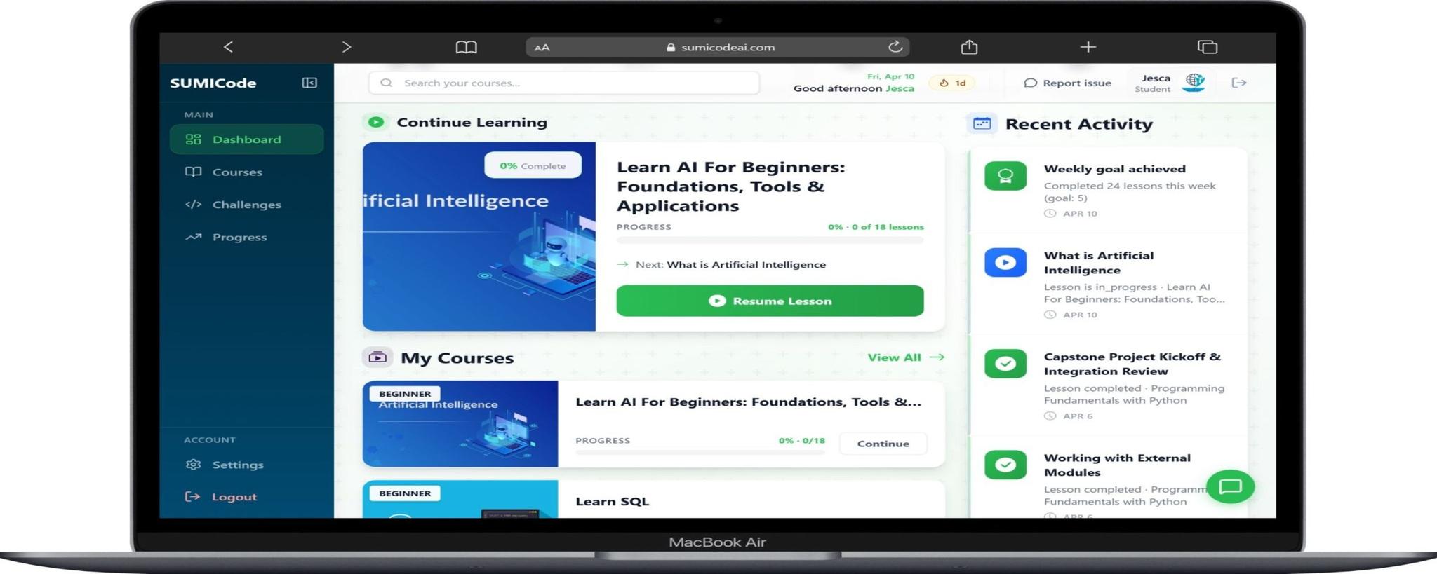 SUMICode AI: Empowering the Future Through Self-Paced Learning - image 3