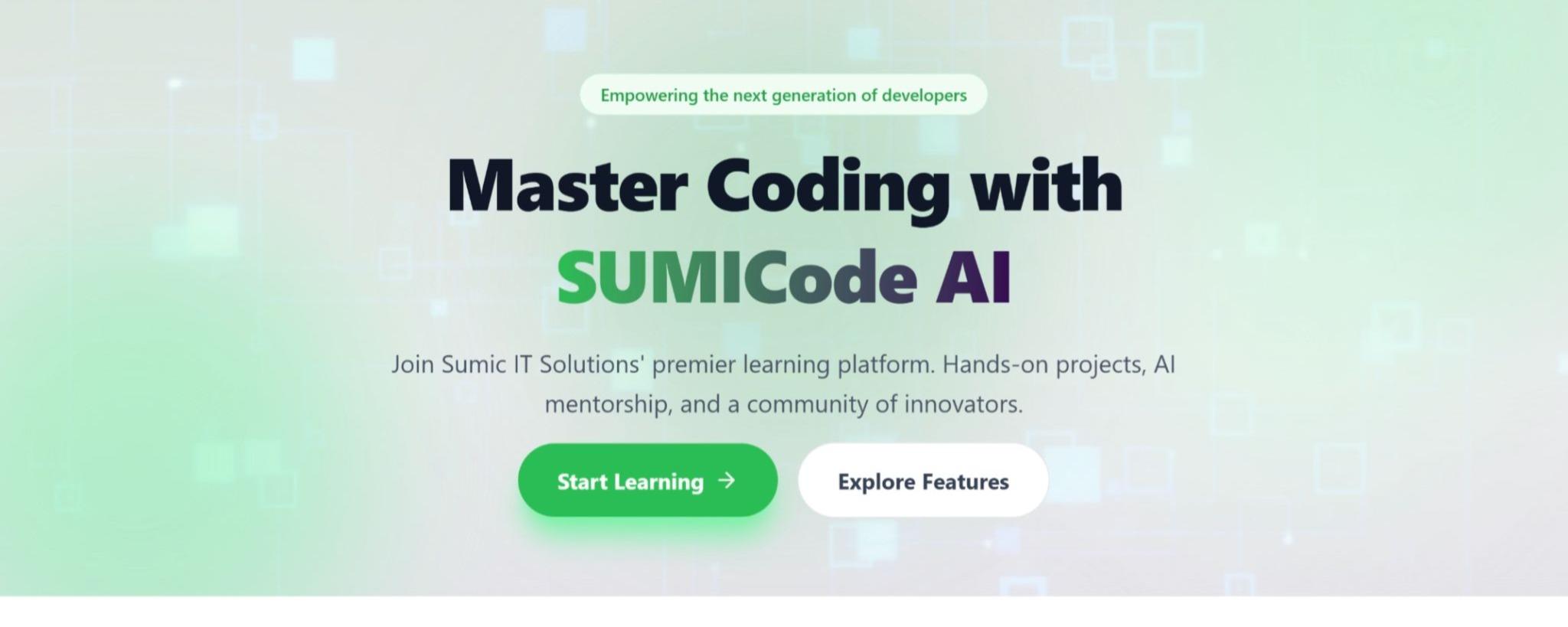SUMICode AI: Empowering the Future Through Self-Paced Learning - image 1